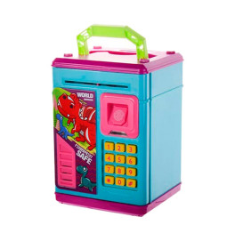 Копилка-сейф музыкальный со светом DSM-6650_Blue