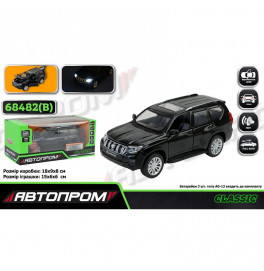 Машинка Автопром Toyota Land Cruiser Prado металева зі світлом і звуком 68482(B)