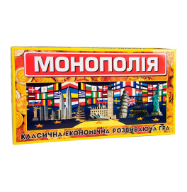 Настольная игра Strateg Монополия (большая) экономическая на украинском языке