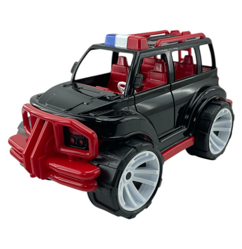 "Позашляховик класичний малий арт.331 чорний кузов, Іграшка дитяча, Бамсик 331_Black-Red