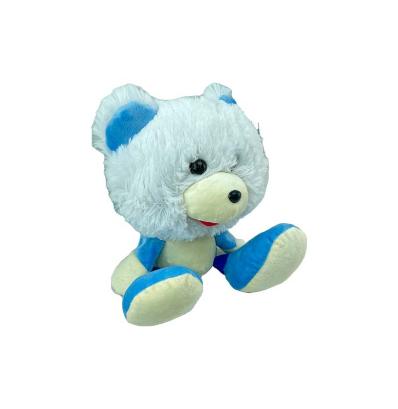 М'яка іграшка Коротишка ведмідь 30 см 0032_White-Blue