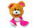 М'яка іграшка Коротишка ведмідь 30 см 0032_Brown-Pink