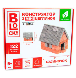 Конструктор из мини-кирпичиков BLOCKY Домик Strateg