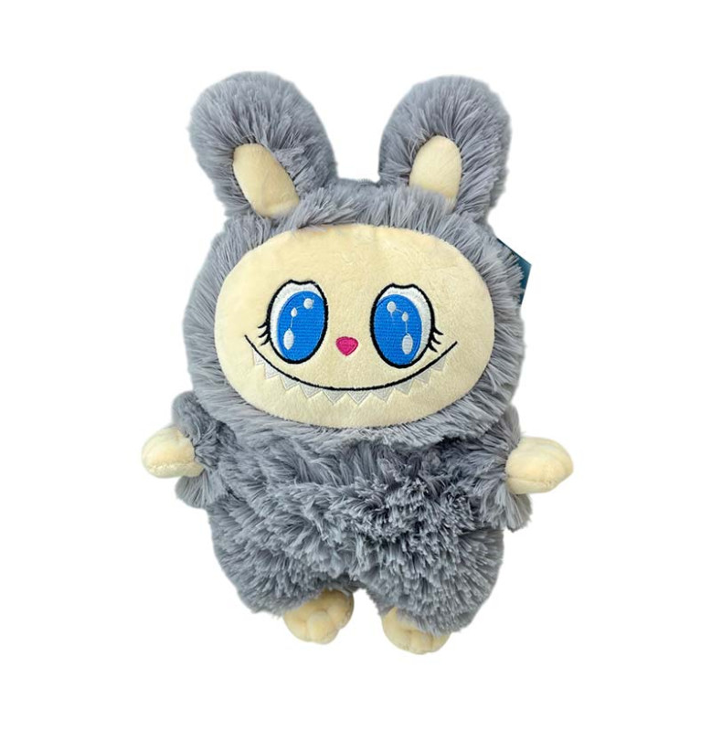М'яка іграшка НикоМ Лабубу 35 см 0396_Gray