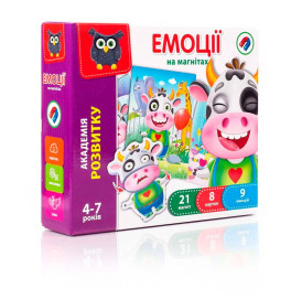 Магнитная игра Vladi Toys Академия развития "Эмоции" развивающая