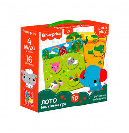 Настольная игра Vladi Toys Лото. Изучаем животных развлекательная VT2910-01