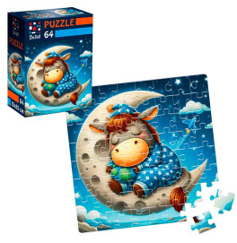 Пазл De.tail Сонный пони 64 детали DT1234-06