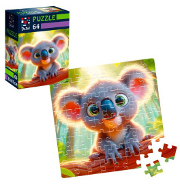 Пазл De.tail Коала на ветке 64 детали DT1234-18