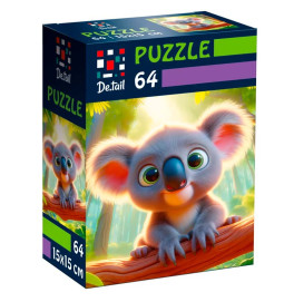 Пазл De.tail Коала на ветке 64 детали DT1234-18