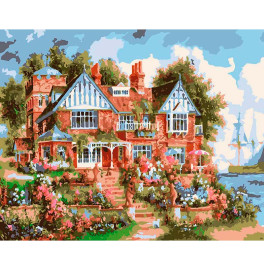 Картина по номерам "Особняк мечты" тм Лавка Чудес 40 x 50 см в коробке LC30036
