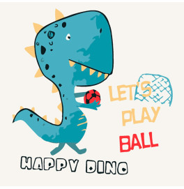 Картина по номерам "Счастливый динозаврик" 30*30 см 15007-AC Картина по номерам "Счастливый динозаврик" 30*30 см 15007-AC