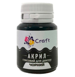Краска акрил глянец для декора "Черный"
