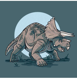 Картина по номерам "Трицератопс" 30*30 см 15022-AC