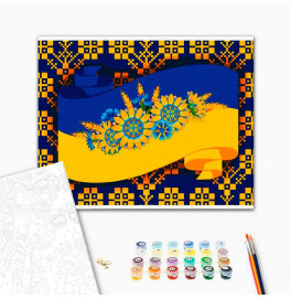 Картина за номерами "Віра" 40*50 см @ 13047-AC