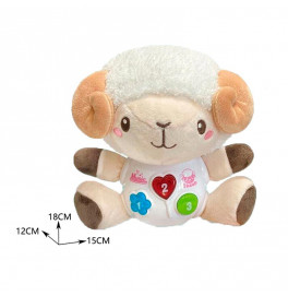 Интеркативная игрушка барашек со светом и звуком SL88029