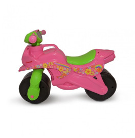 Беговел Doloni Toys "Мотобайк" розовый