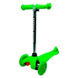 Самокат дитячий 3 колеса PU зі світлом SC20101_Green Самокат дитячий 3 колеса PU зі світлом SC20101_Green