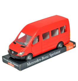 Автомобіль "Mercedes-Benz Sprinter" пасажирський (червоний) на планшетці, Tigres 39705