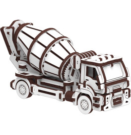 Конструктор Mr.Playwood Бетономешалка механический деревянный 10804