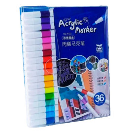 Набір маркерів Acrylic Marker для малювання акрілові 36 штук 9102-36