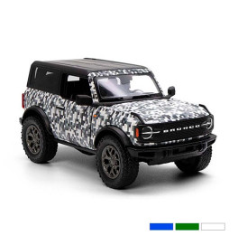 Модель джип FORD BRONCO CAMO-EDITION (Hard Top) (2022) 5" KT5445WB метал.інерц.відкр.дв.3кол.кор./9