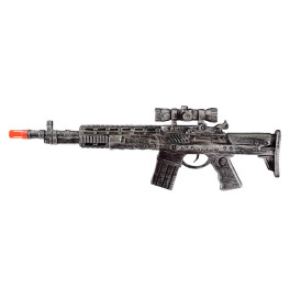 Автомат-трещотка 44 см 822-30_Silver