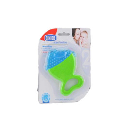 Погремушка-прорезыватель с жидким наполнителем силиконовая B05_Green