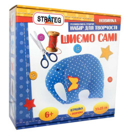 Набор для творчества шьем сами "Слоник" (укр.) в коро-це 35-35-11,5см Набор для творчества шьем сами "Слоник" (укр.) в коро-це 35-35-11,5см