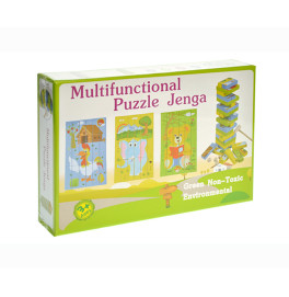 Деревянный пазл Strateg Multifunctional Puzzle Jenga