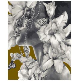 Картина по номерам Stateg Мечты в цветах 40х50 см GS1254