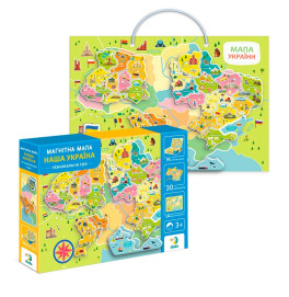 Развивающая игра Dodo Магнитная карта Украины