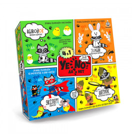 Карточная игра Danko Toys "YENOT ДаНи" 4в1 рус. YEN-02-01