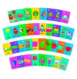 Игра развивающая Vladi Toys карты на кольце. Английский. Дома