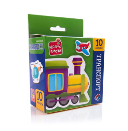 Развивающая игра Vladi Toys "Транспорт" набор магнитов VT3106-35