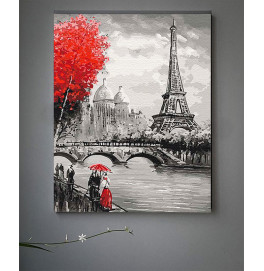Картина по номерам "Парижский бомонд" 40*50 см