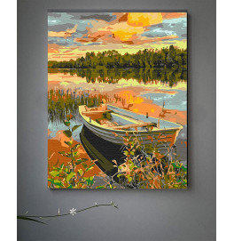 Картина "Пейзаж детства" 40*50 см без подрамника.