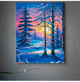 Картина по номерам "Морозный уют" ArtCraft 40*50 см