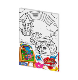 Картина по номерам "Coloring by numbers" Danko Toys Пони 31см*21см