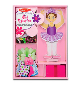 Магнитная Melissa & Doug одевалка Нина балерина