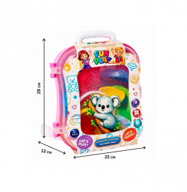 Игровой набор Бамсик "Маленький путешественник" песочный 305/1_Koala, Pink