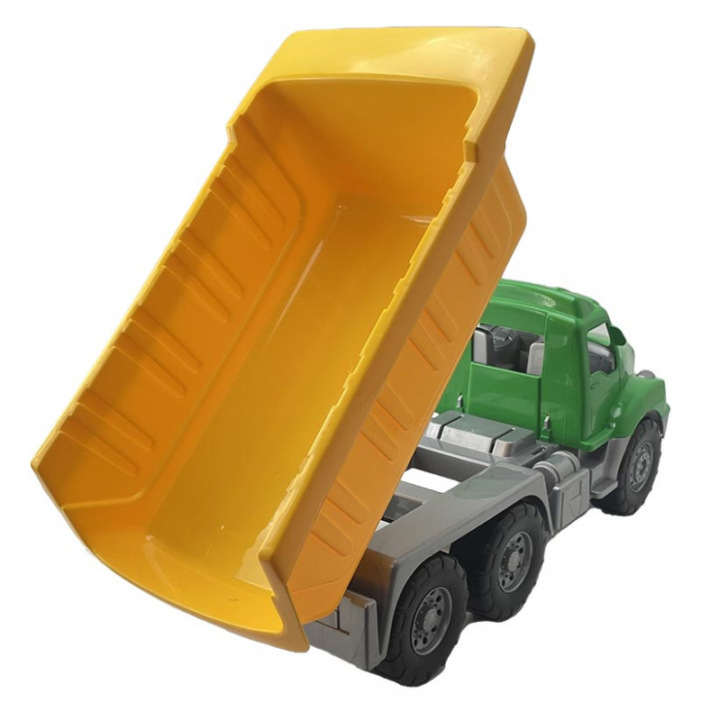 Машинка "Магірус" самоскид 0442_Green-Yellow