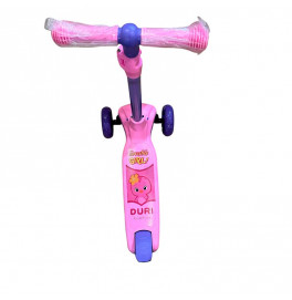 Самокат детский 3 колеса PU со светом HS2020_Pink-Violet