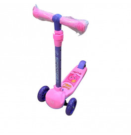 Самокат детский 3 колеса PU со светом HS2020_Pink-Violet