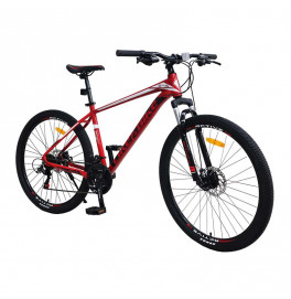 Велосипед взрослый 2-х колесный 27, 5" LIKE2BIKE Active 1.0, красный, рама алюминь 18" A212702