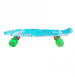 Пенни борд 22" Mint, PU колеса со светом, противень 56*15 cm SC20506