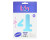 Фольгована кулька-цифра Balun "4" sugar blue 30" 76 см 02424