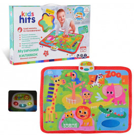 Коврик для малышей с музыкой Kids Hits "Веселый зоопарк" на батарейках с музыкой на батарейках KH05/002