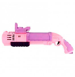 Пистолет с мыльными пузырями на батарейках 2201-4_Pink