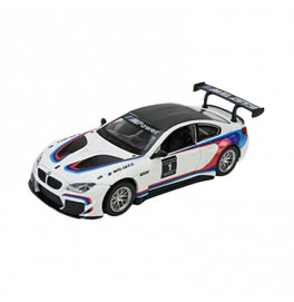 Машинка Автопром MW M6 GT3 металлическая со светом и звуком. 68325_White