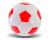 М'яч футбольний №4 PVC 230 грам FB24327_Red
